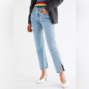 Levi's 501 Eye For An Eye Split Hem Grommet Jean